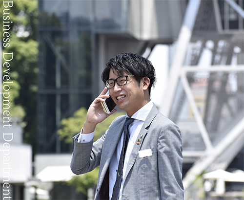 事業開発部営業の仕事風景